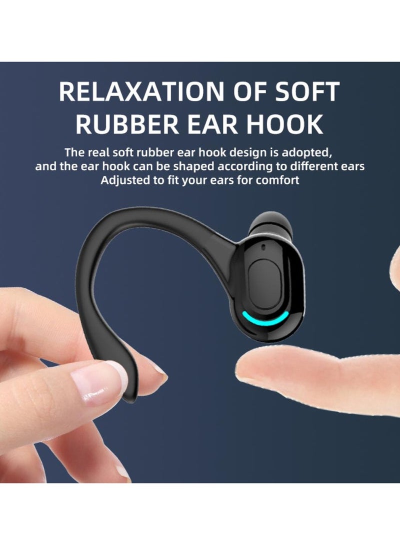 Chappeline BL17 Bluetooth Earphones Ergonomic Anti-drop Earplugs and High Definition Call Quality - Black - Image 3